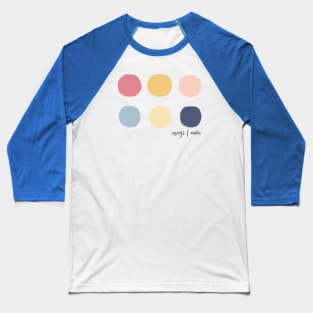 Color Palette 9 Baseball T-Shirt